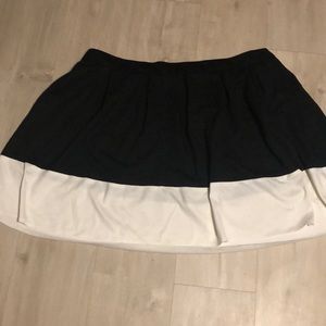 Size 18 us black and white ASOS Curve Skirt